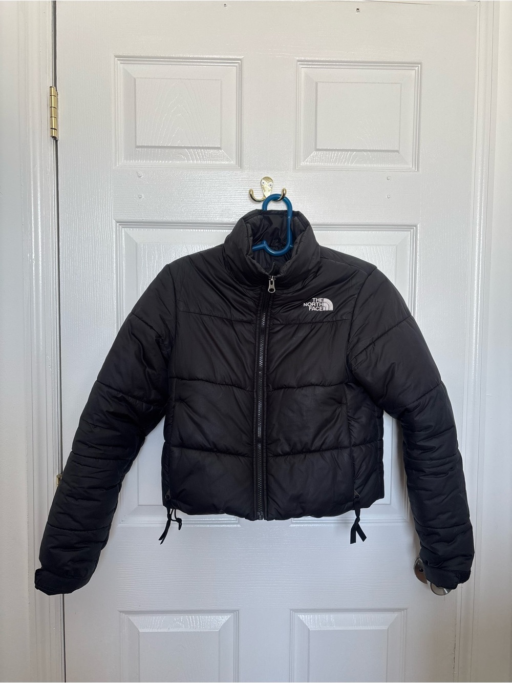 The North Face Women's Black Cropped Puffer Jacket